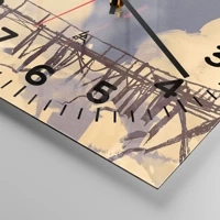 Clock face with numbers