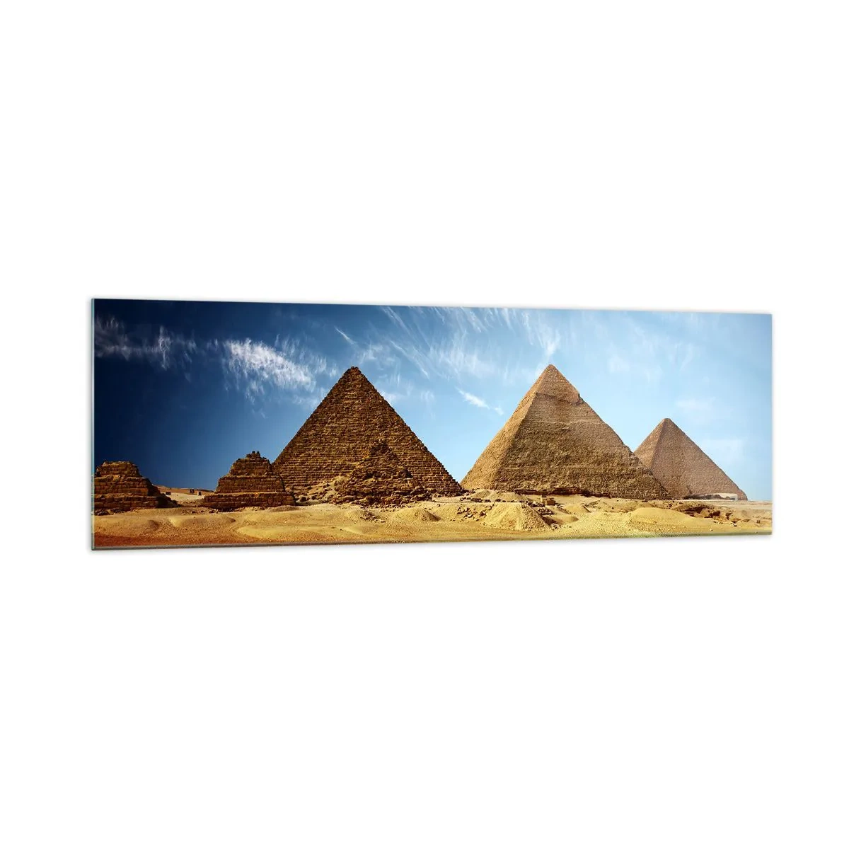Glass picture - 40 Centuries Looking at Us - 160x50 cm