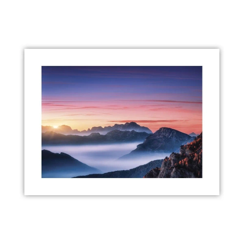 Poster - Over the Valleys - 40x30 cm