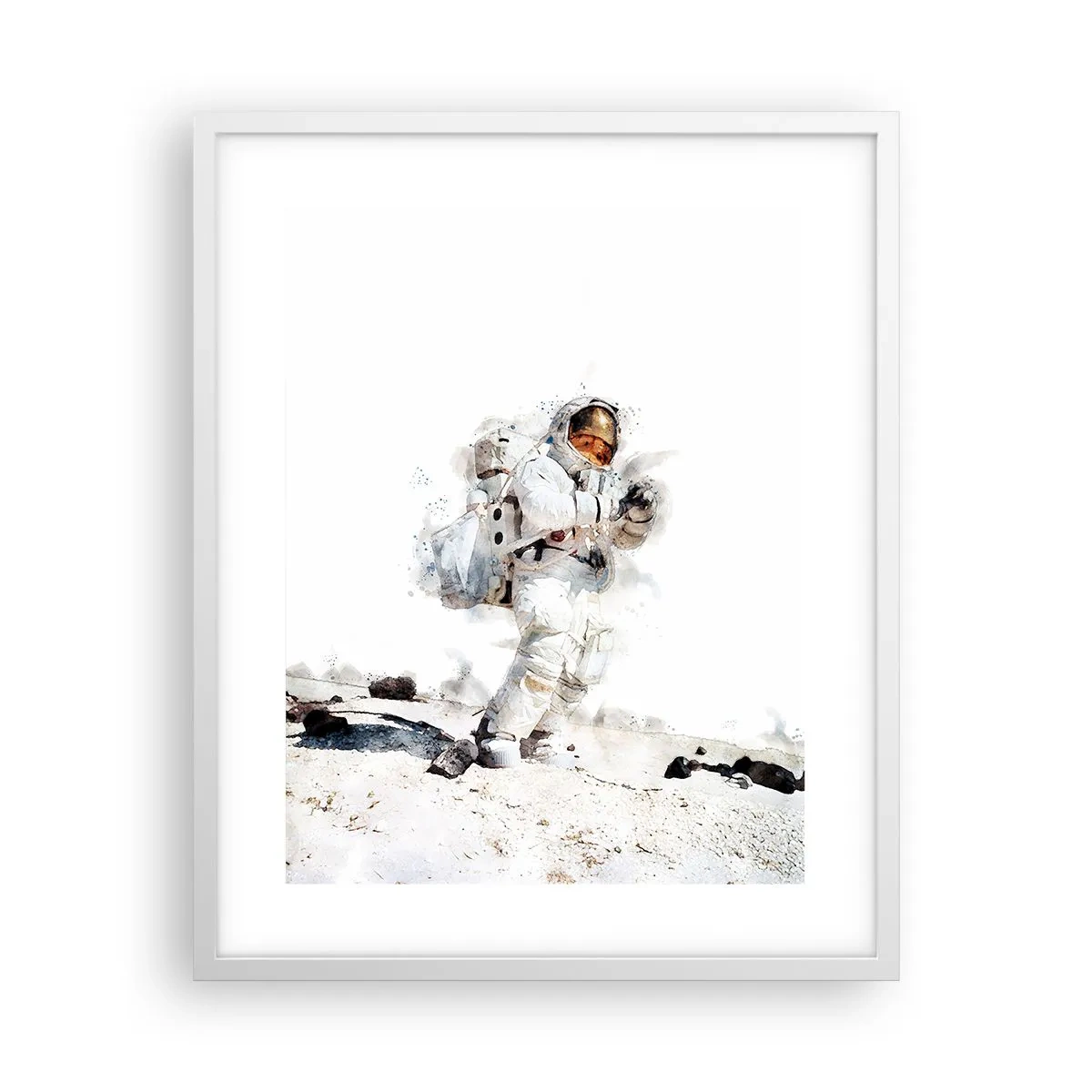 Poster in white frmae - Messenger of the Earth - 40x50 cm