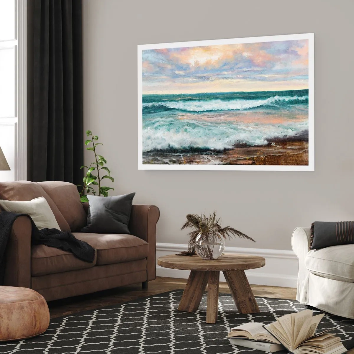 Poster - Here You Will Smooth Your Soul - 50x40 cm