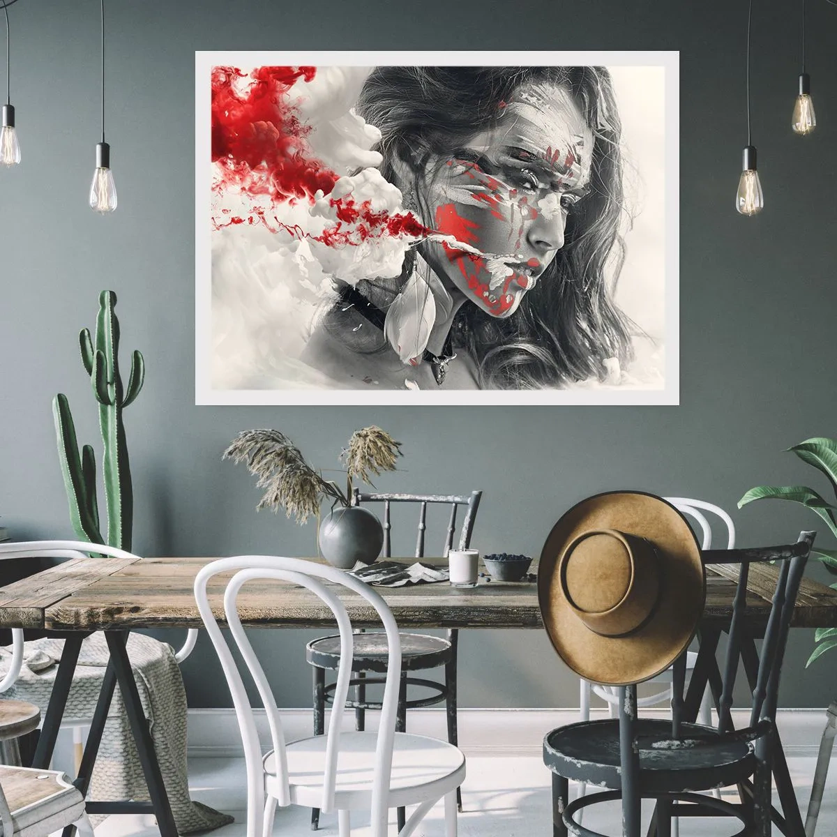 Poster - Smoke of Absurdity - 50x40 cm