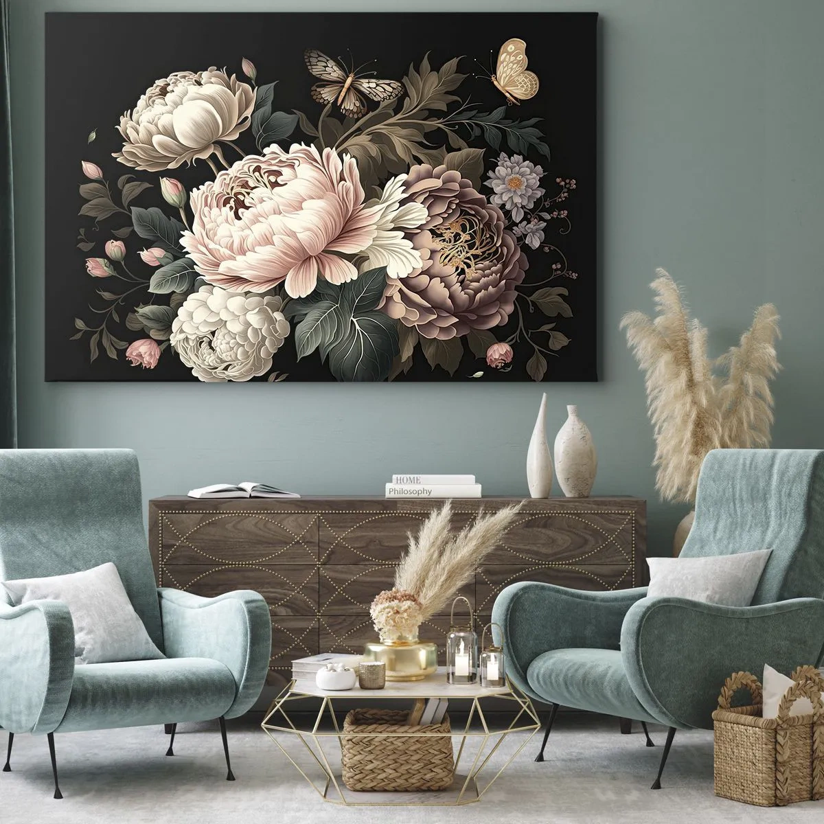 Canvas picture - Baroque Style - 120x80 cm