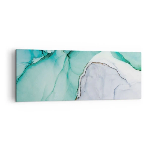 Canvas picture - Study in Turquoise - 140x50 cm
