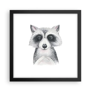 Poster in black frame - Emotional Moment - 30x30 cm