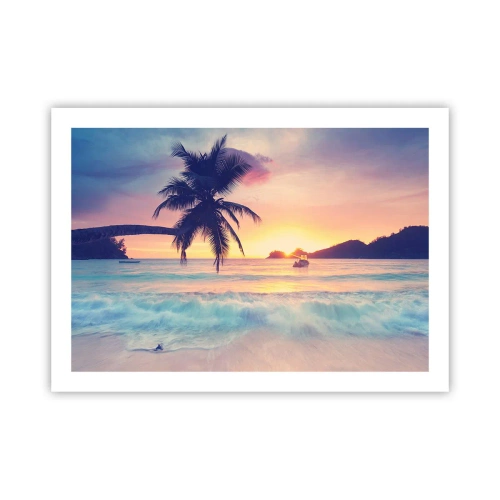Poster - Evening in a Bay - 70x50 cm