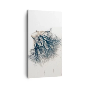 Canvas picture - Listening to the Whisper of the Trees - 45x80 cm