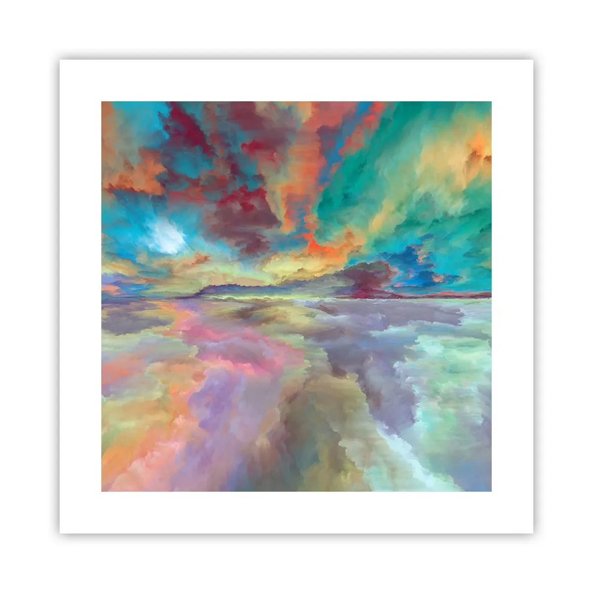 Poster - Two Skies - 40x40 cm