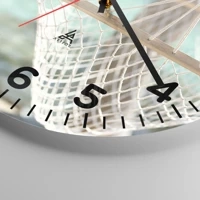 Clock face with numbers