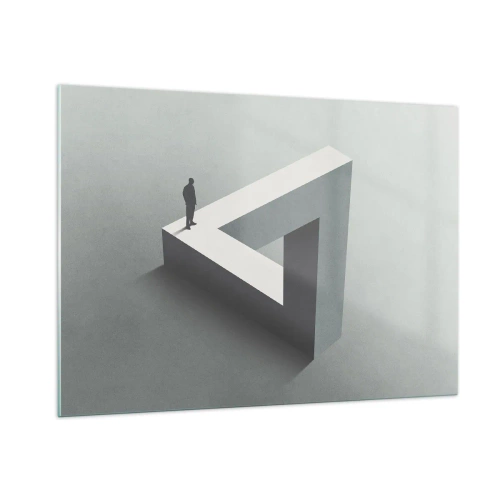 Glass picture - And Yet It Is Possible - 100x70 cm