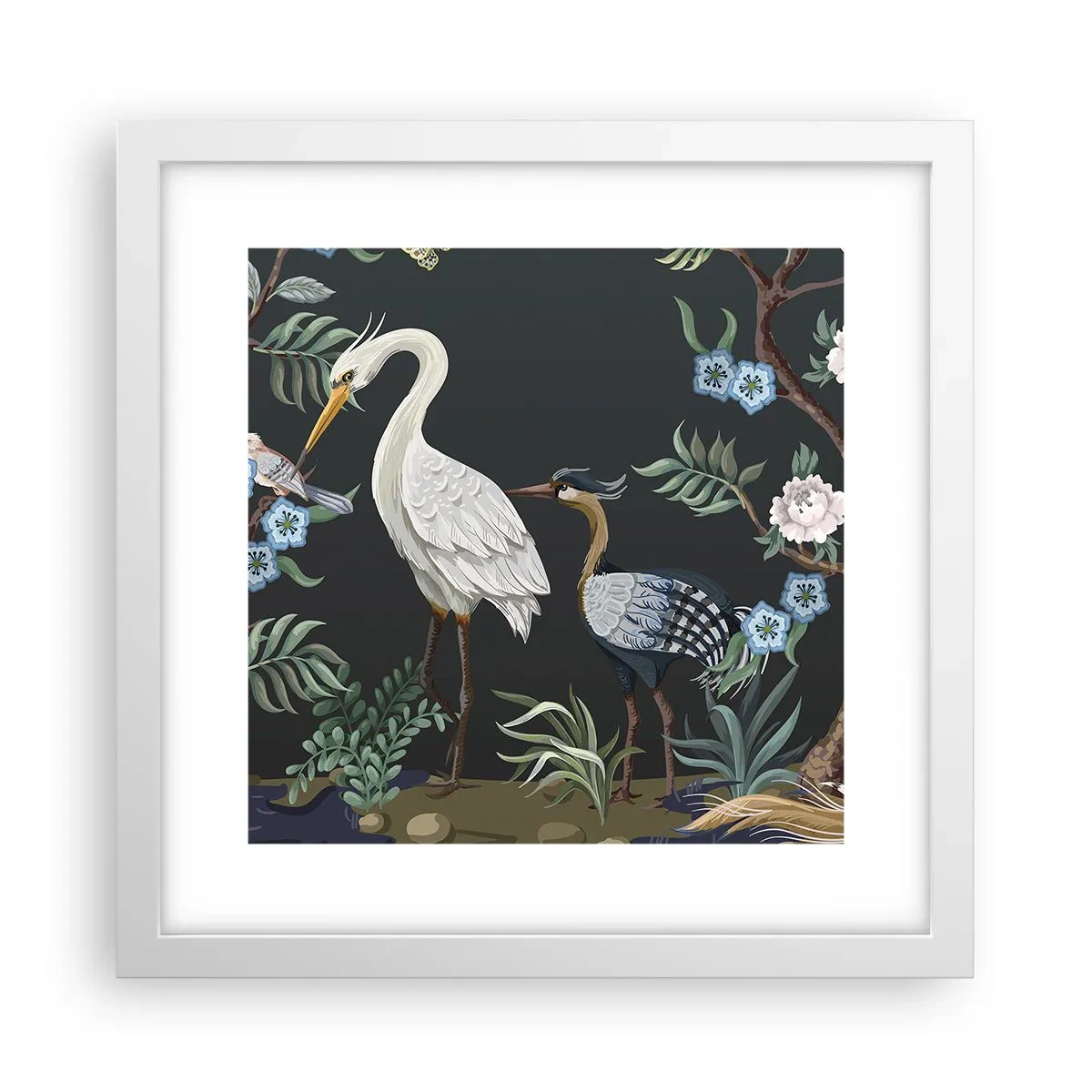 Poster in white frmae - Bird Truth - 30x30 cm