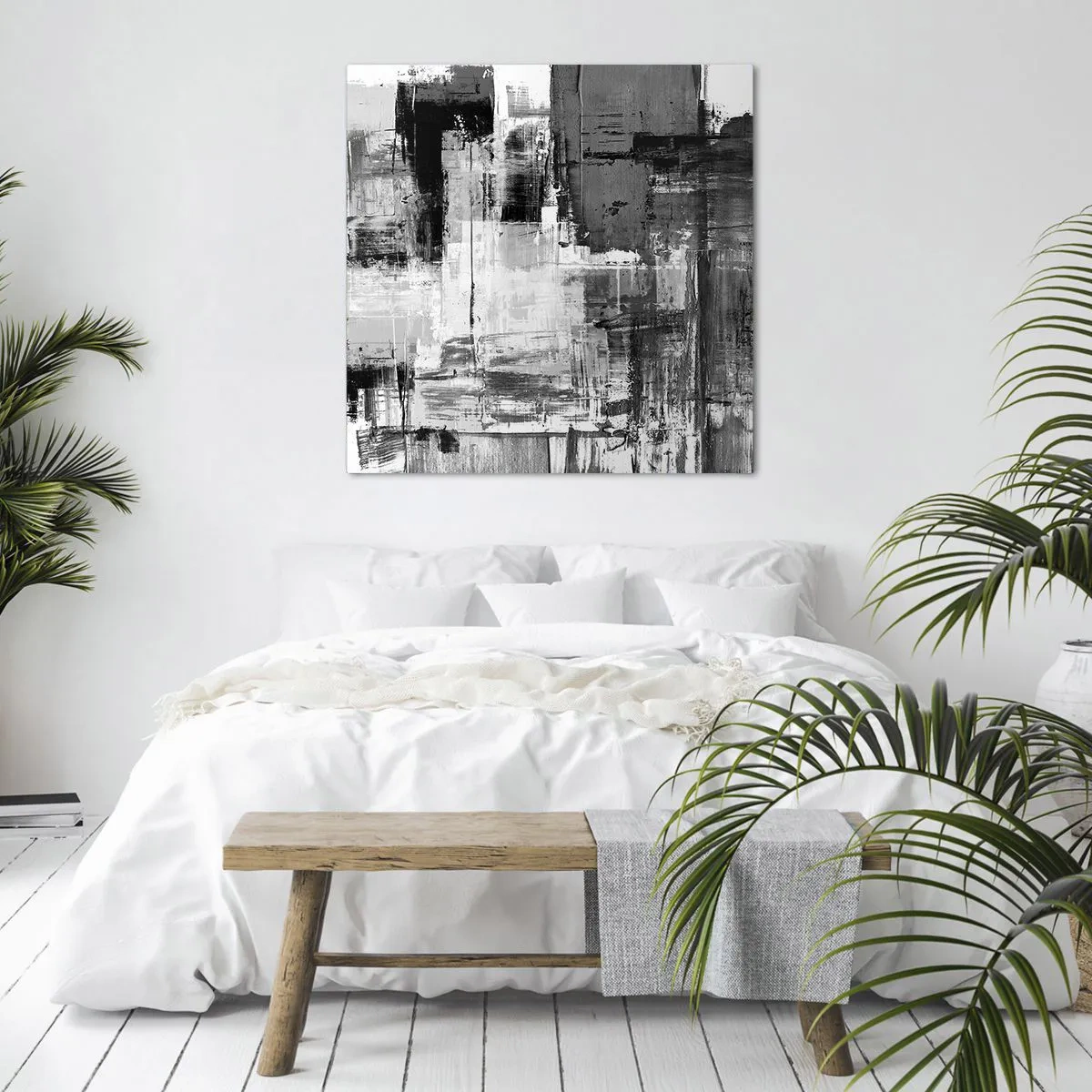 Canvas picture - Grey is Beautiful - 30x30 cm