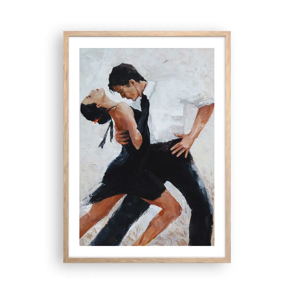 Poster in light oak frame - Tango of My Dreams - 50x70 cm
