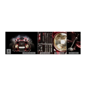 Photo Wallpaper Sample Premium Sand - Fast and Furiously Beautiful - Automotive, Car, Sport - 100x30 cm