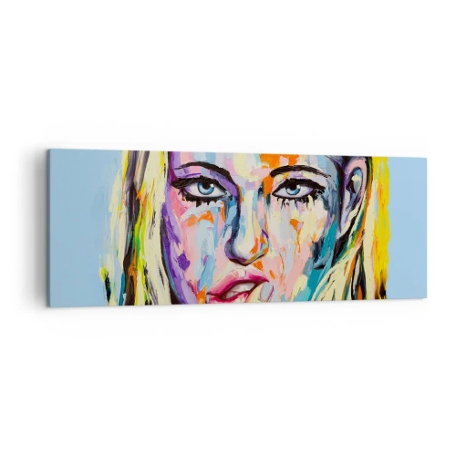 Canvas picture - Look Her Straight in the Eyes - 140x50 cm