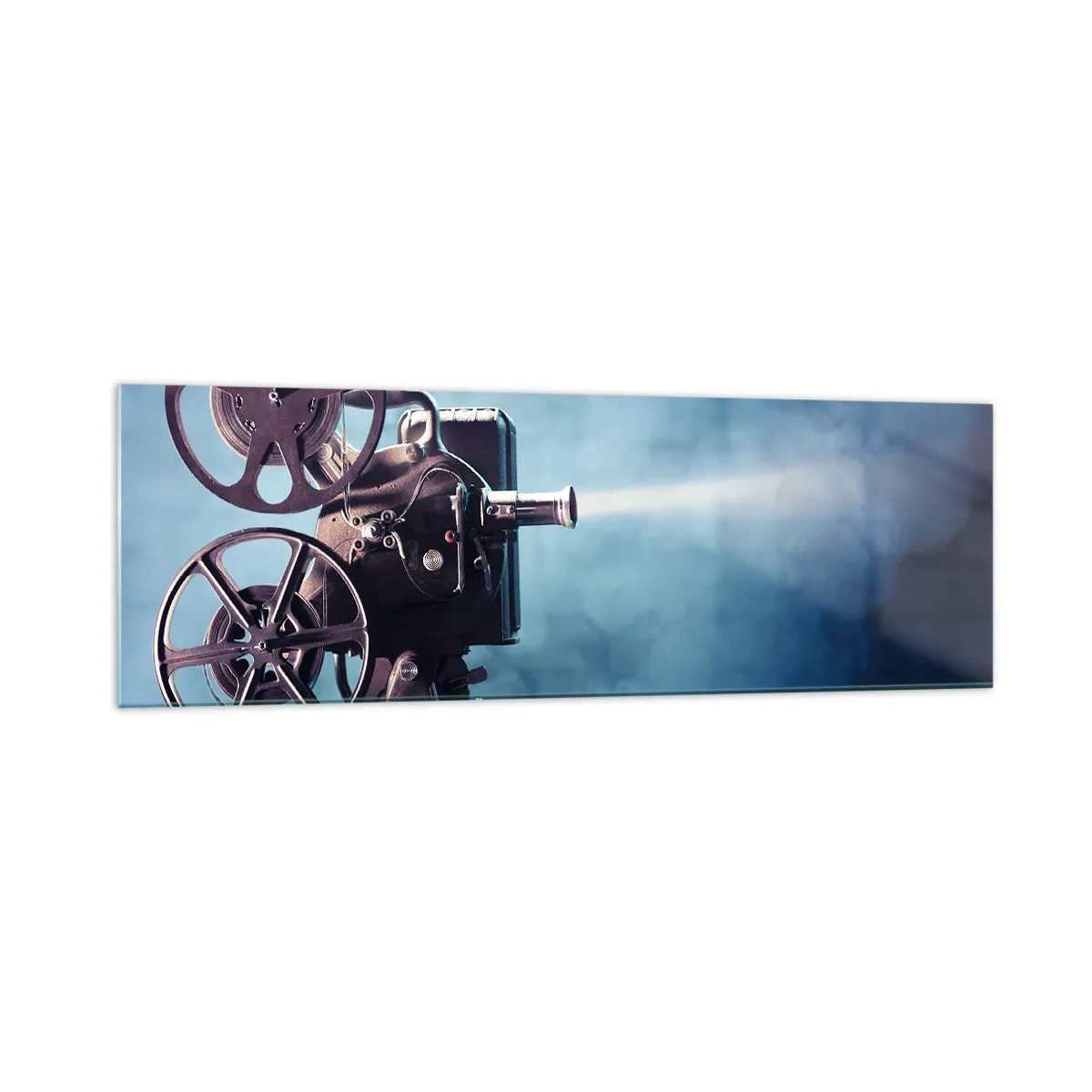 Glass picture - Once Upon a Time at the Cinema - 160x50 cm