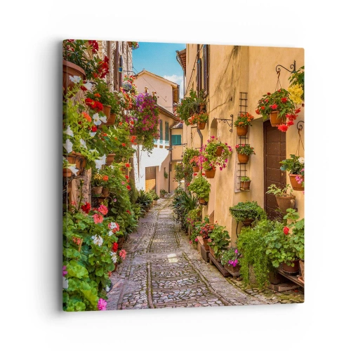 Canvas picture - Italian Back Street - 40x40 cm