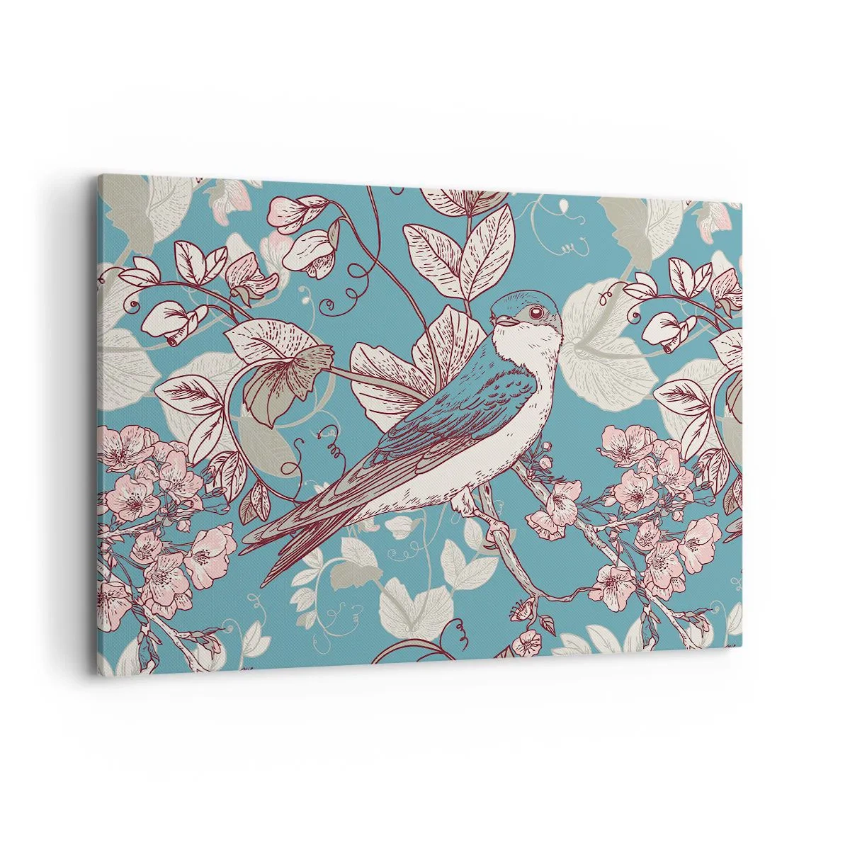 Canvas picture - In the Whitewood Chirps and Silvery - 120x80 cm