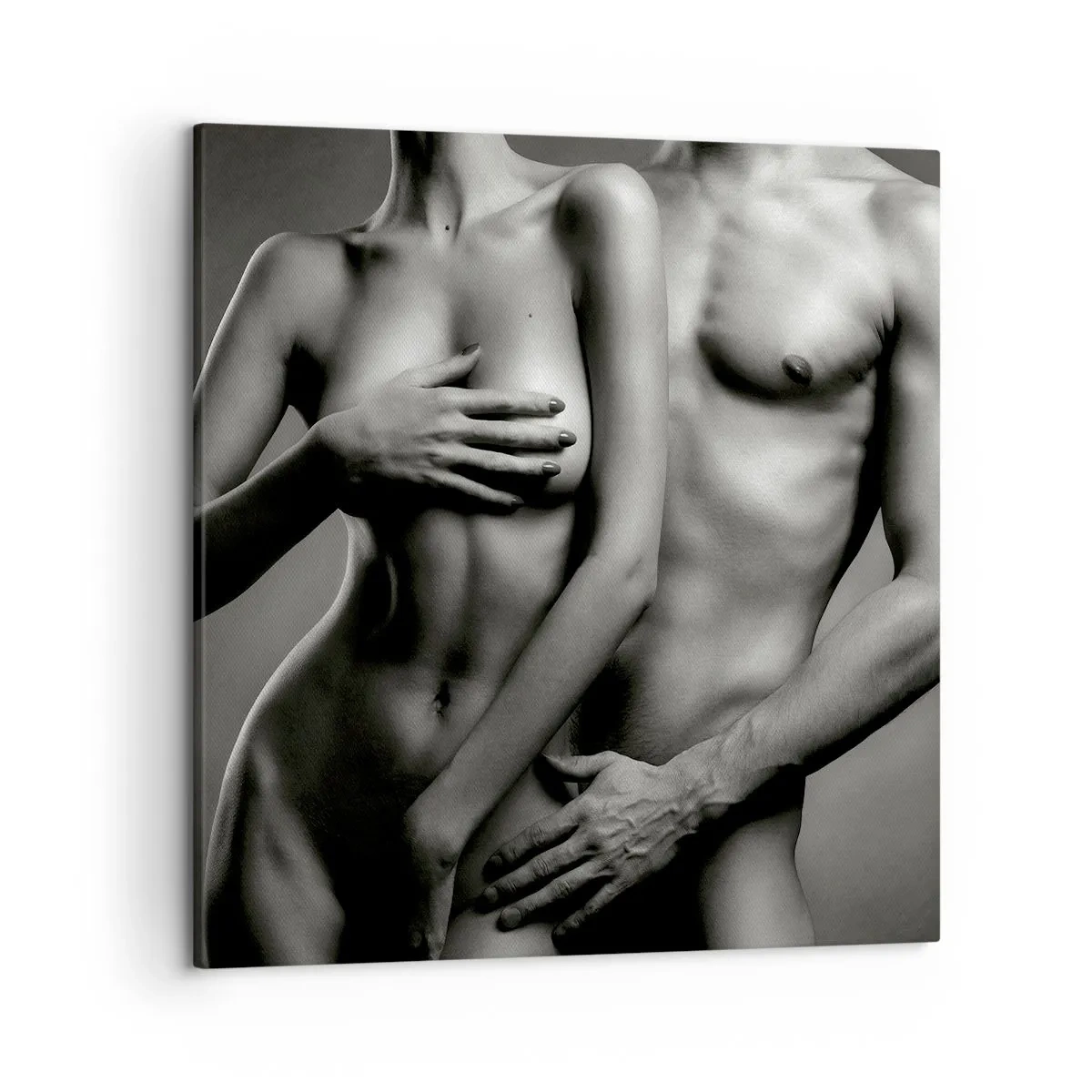 Canvas picture - Adam and Eve - 50x50 cm