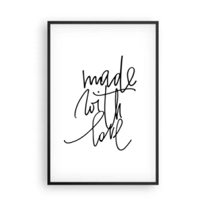 Poster in black frame - Best Brand - 61x91 cm