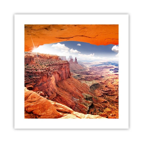 Poster - Sculpted by Nature - 40x40 cm