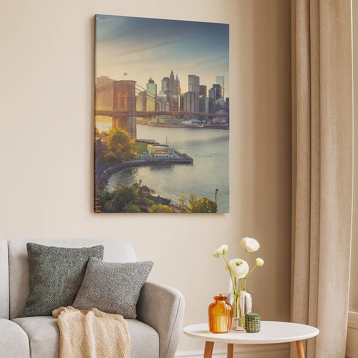 Canvas picture - Big City Dawn - 50x70 cm