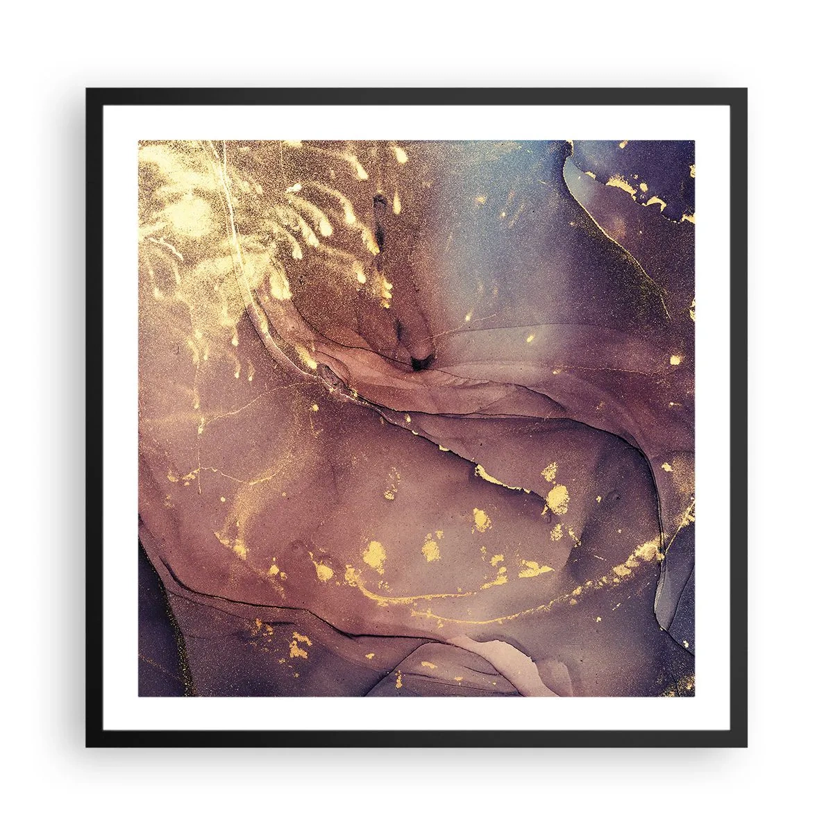 Poster in black frame - Matter and Spirit - 60x60 cm