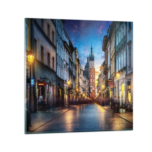 Glass picture - Charm of Cracow - 60x60 cm