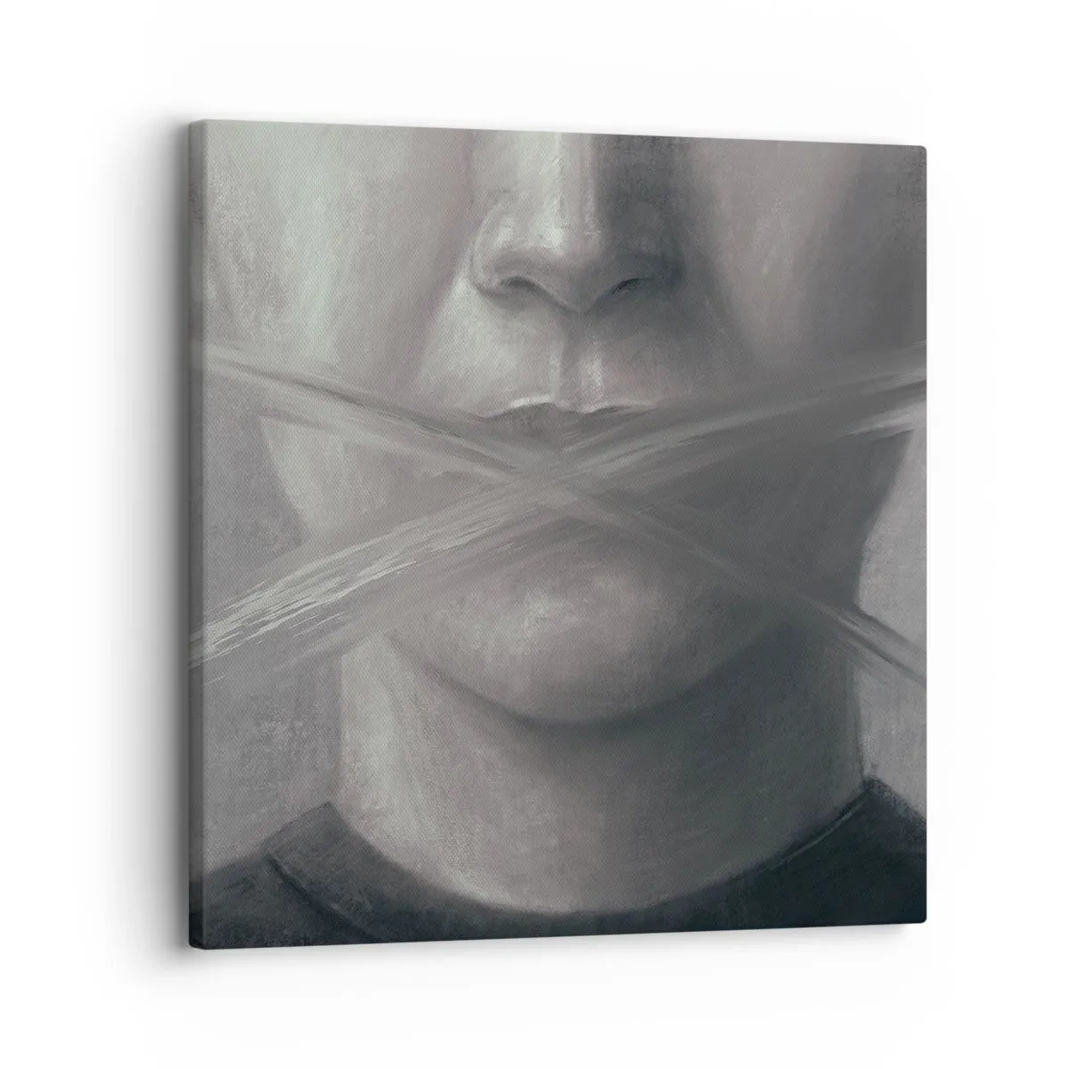 Canvas picture - Not a Word - 30x30 cm