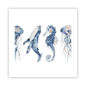Poster - Sea Quirks - 40x40 cm