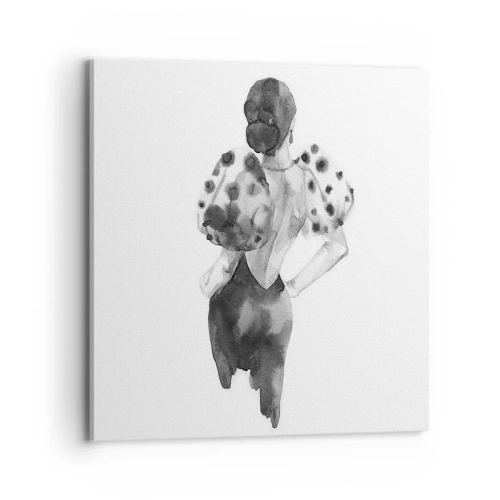 Canvas picture - She Passed by - 70x70 cm