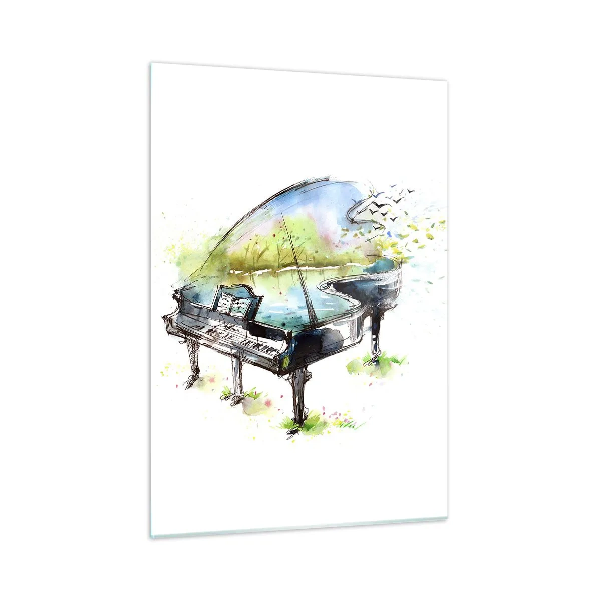 Glass picture - Enchanted in Music - 50x70 cm