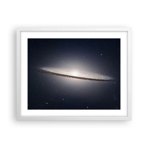 Poster in white frmae - A Long Time Ago in a Distant Galaxy - 50x40 cm