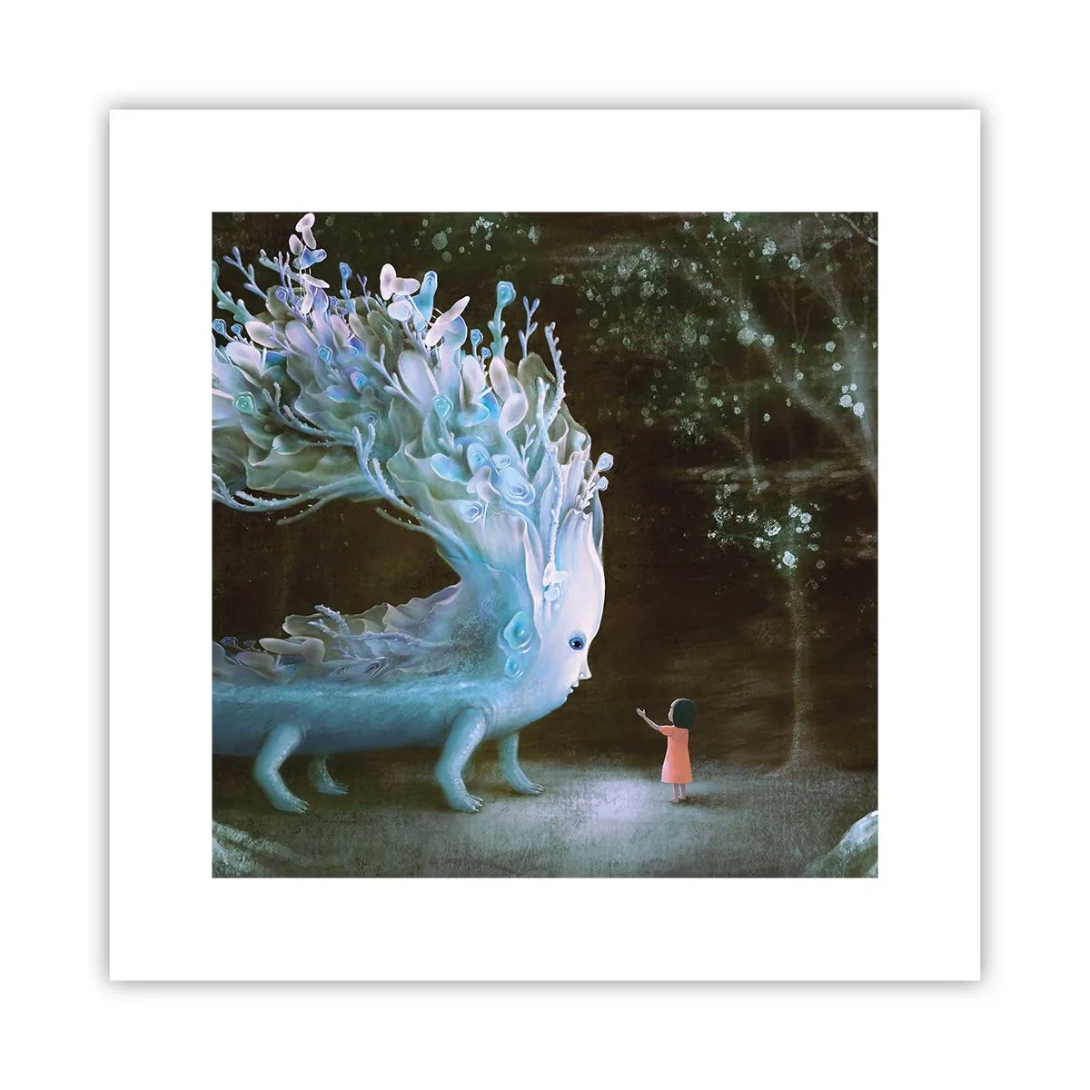 Poster - Fantastic Encounter - 30x30 cm