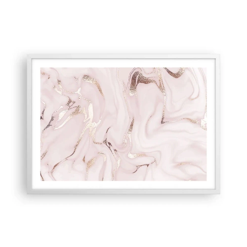Poster in white frmae - In Pink - 70x50 cm