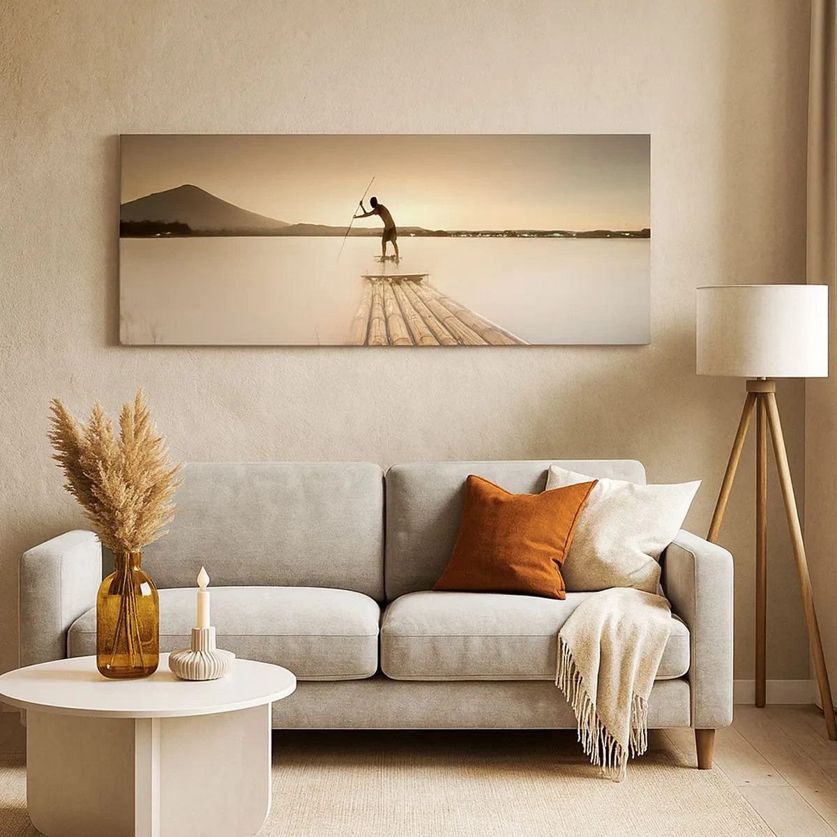 Canvas picture - Before Rest - 100x40 cm