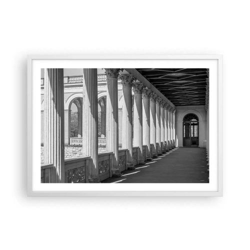 Poster in white frmae - Sunny Arcade - 70x50 cm