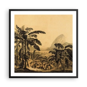 Poster in black frame - In Colonial Character - 60x60 cm