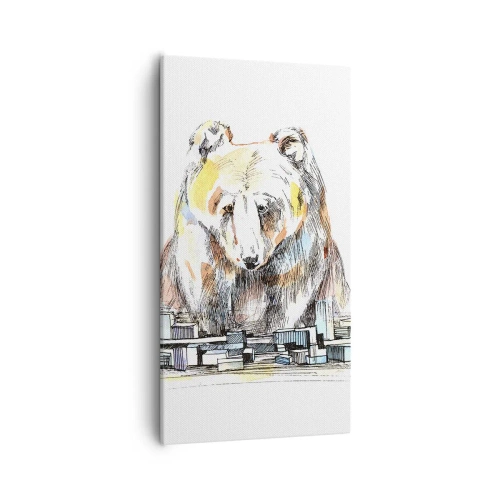 Canvas picture - How Can You Live like That? - 55x100 cm