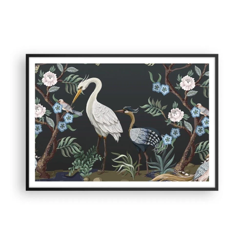 Poster in black frame - Bird Truth - 100x70 cm