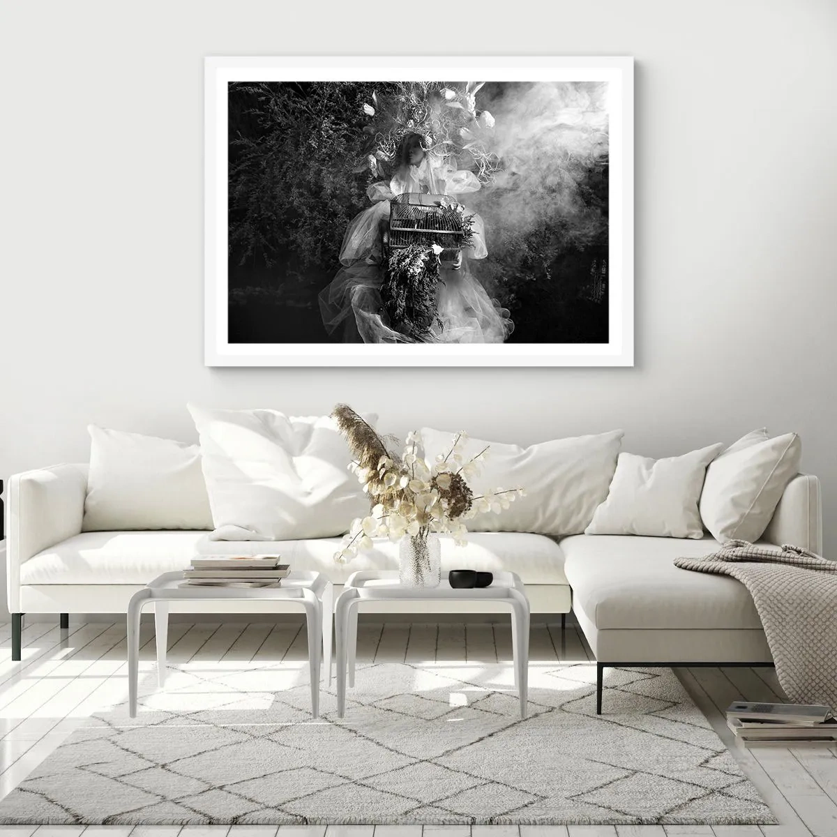 Poster in white frmae - Mother Nature - 100x70 cm