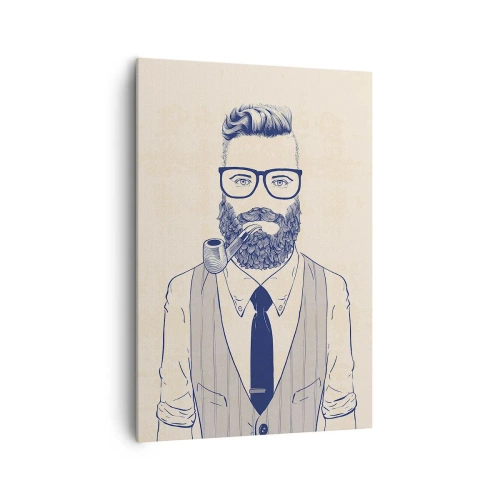 Canvas picture - Cheerful, Manly and Fashionable - 70x100 cm