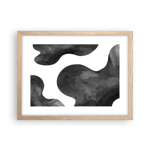 Poster in light oak frame - Milky Way - 40x30 cm