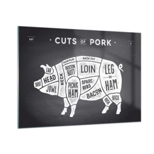 Glass picture - Butcher's Primer - 100x70 cm