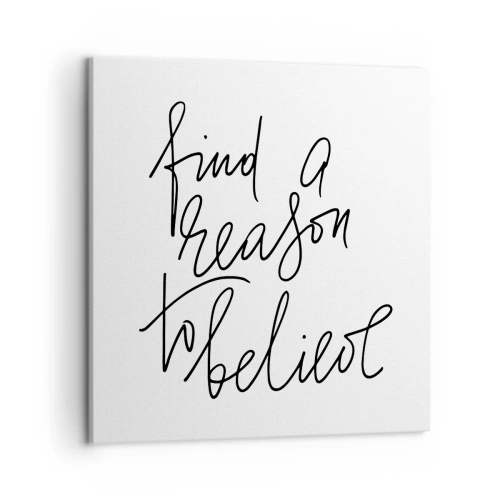 Canvas picture - It Is Possible - 50x50 cm