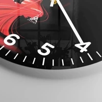 Clock face with numbers