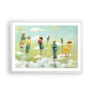 Poster in white frmae - Following the Dream - 70x50 cm