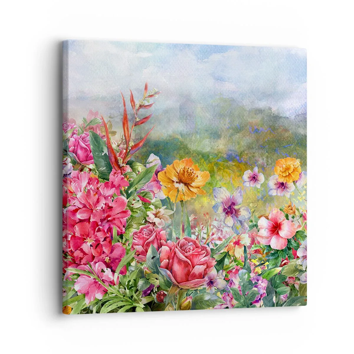 Canvas picture - Garden which Went Crazy - 30x30 cm