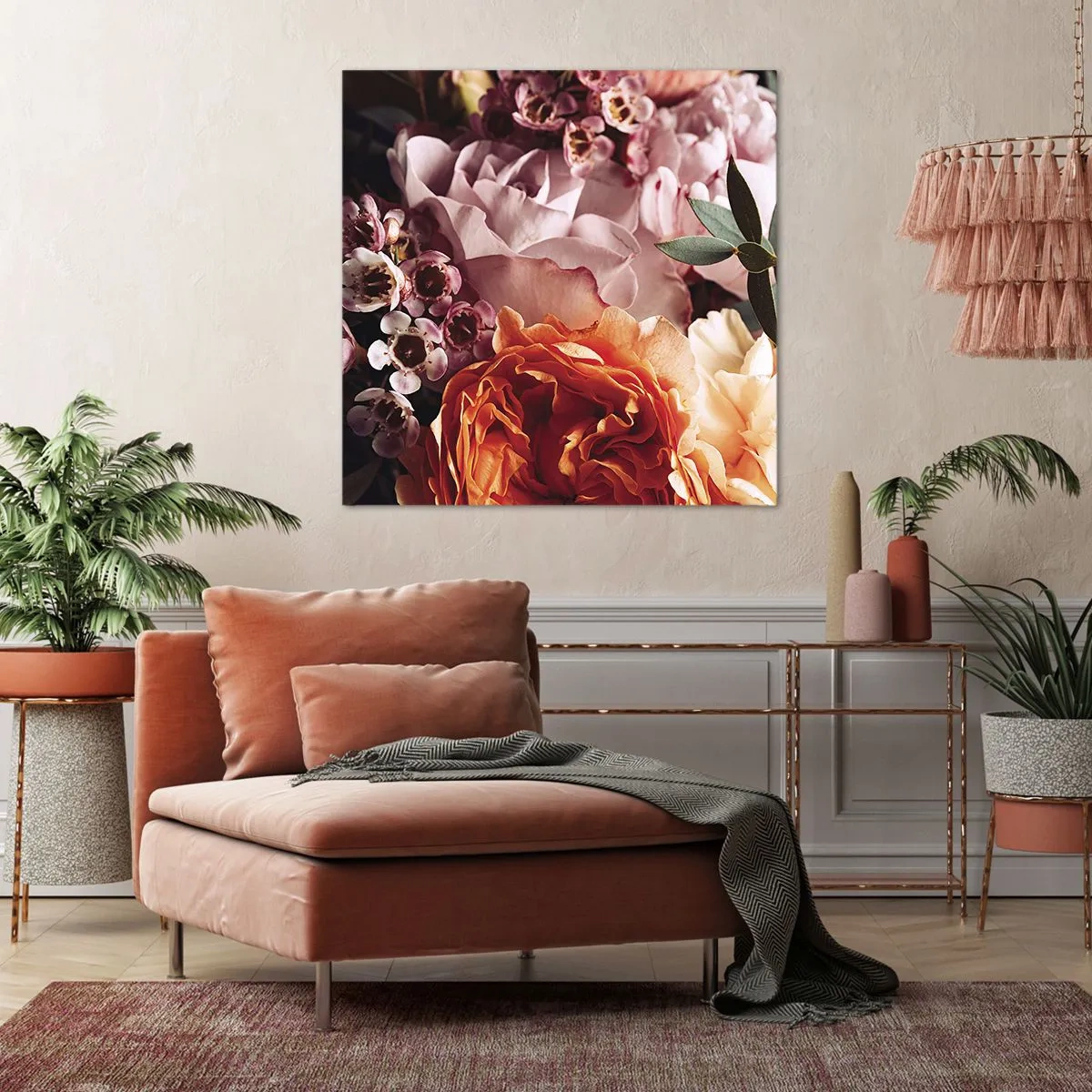 Canvas picture - Wrapped by Beauty - 70x70 cm