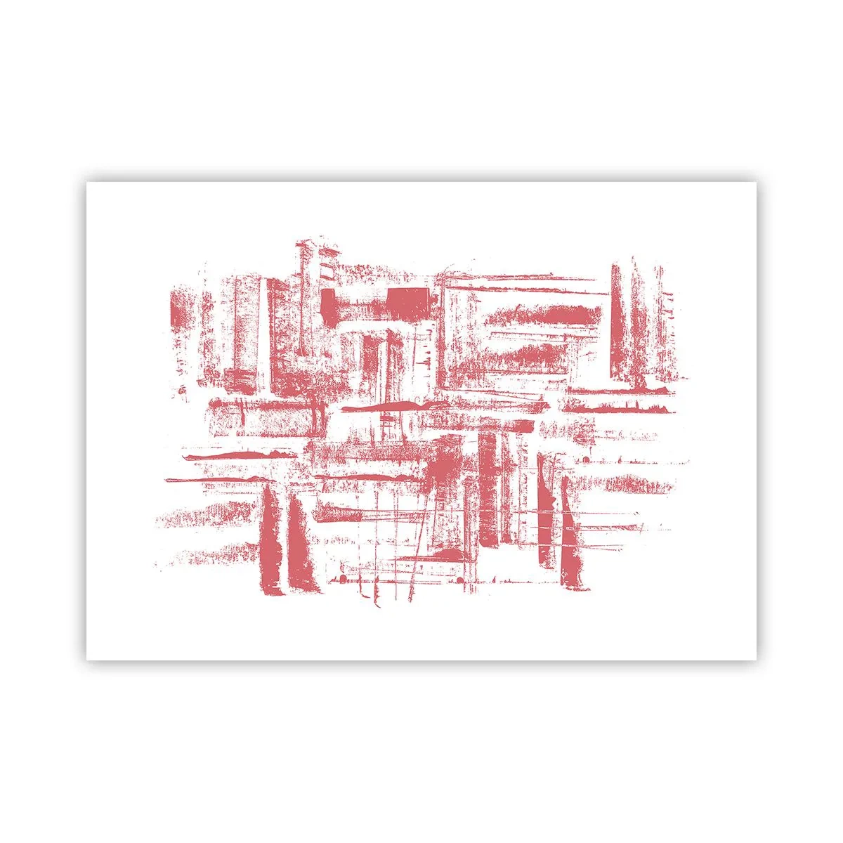 Poster - Red City - 70x50 cm